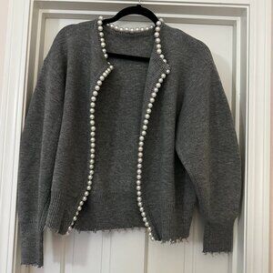 Commense Pearl Distressed Sweater